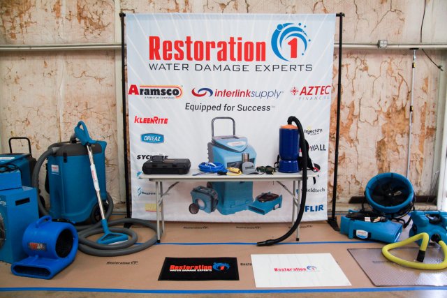 Restoration 1 water damage repair equipment